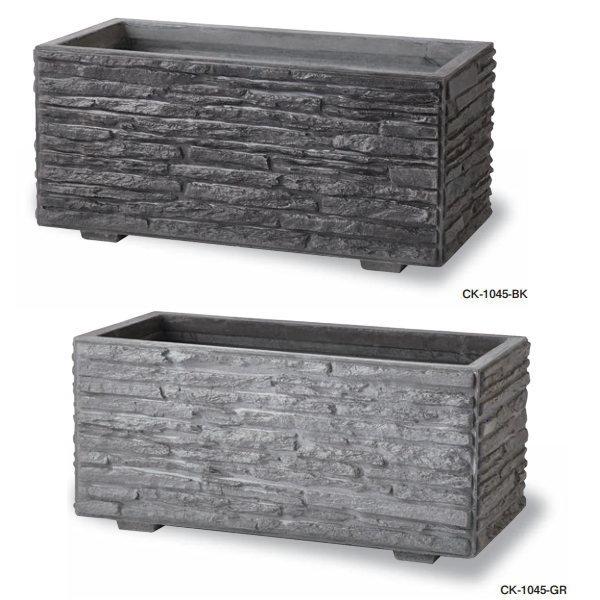 トーシン プランター 小端積 CK-1045 GRC 穴あり W1030×D480×H465mm