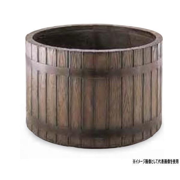トーシン プランター ウッディ WM-600 GRC 穴あり 直径600×H450mm
