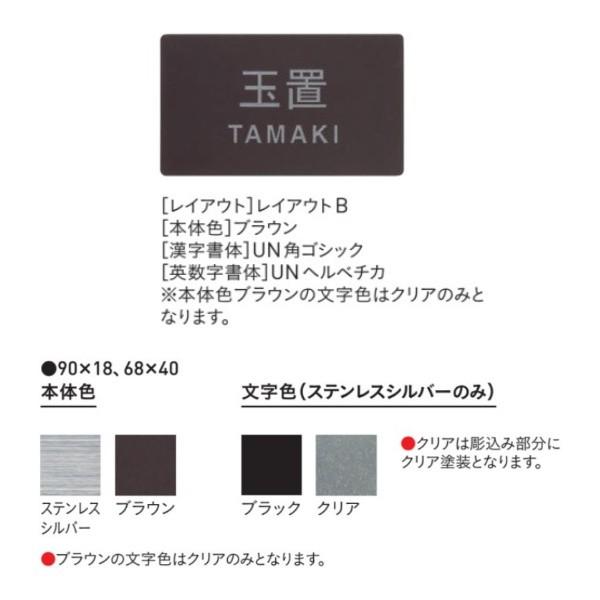 ユニソン デコサイン ワペ 表札 スタンダード 68×40 レイアウトB unisonwape2イーヅカ 通販 Yahoo!ショッピング