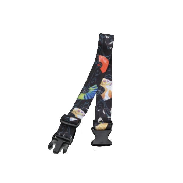 粋づくしワンタッチベルト DBO 扇に鯉 約巾48×長1100mm 313-172 | 