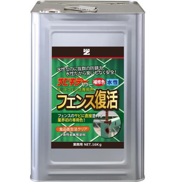 イーヅカバンジー 塗料 サビキラー カラ― フェンス復活 16kg 1缶 予約