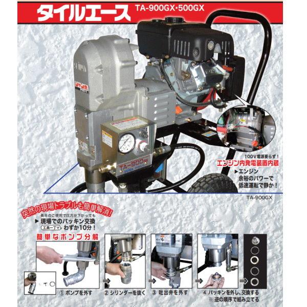 精和産業 タイルエース 吹付ポンプ 本体 TA-500GX 136501 : イーヅカ