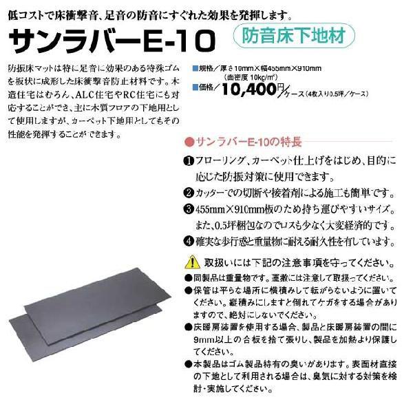 ゼオン化成 サンラバー E-10 厚さ10×幅455×910mm 4枚 : zeon  