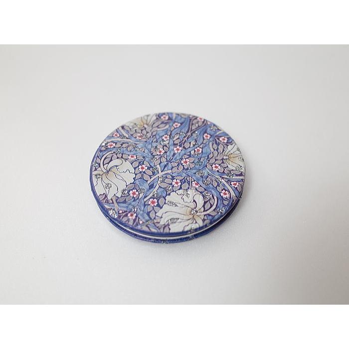 イギリス製　　鏡 コンパクトミラー ラウンド 73797 贈り物におすすめです