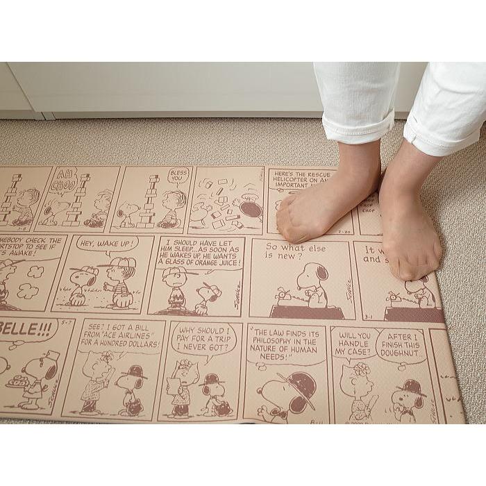 お手入れ簡単 キッチンマット 約45 1cm スヌーピー フレーム Fream 1 インテリア雑貨 Yahoo 店 通販 Yahoo ショッピング