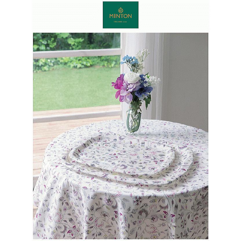 新品　テーブルクロス MINTON （ミントン） 130×180cm MINTON（ミントン） テーブルクロス ハドンホールグレー サイズ 130