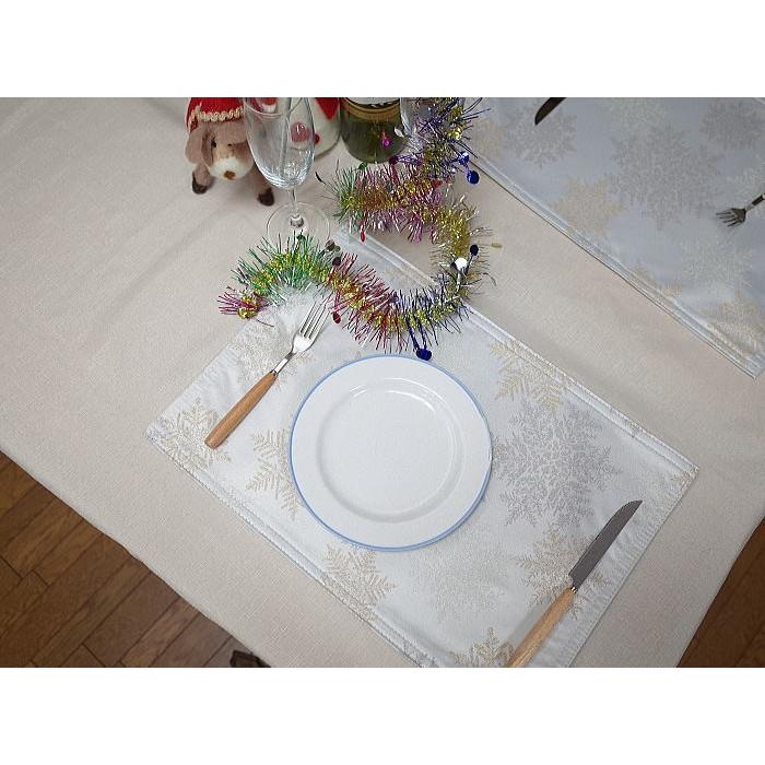 ランチョンマット 撥水 北欧 サイズ32×45cm 高級ジャガード織 ノエル 