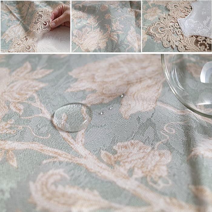 テーブルクロス 4〜6人のテーブル サイズ約130×200cm ジャガード織生地