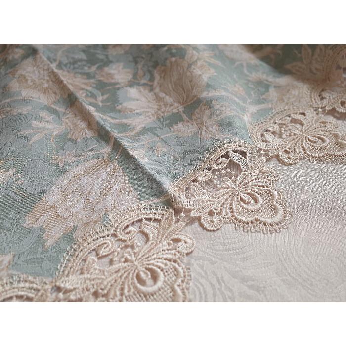 テーブルクロス 4〜6人のテーブル サイズ約130×200cm ジャガード織生地