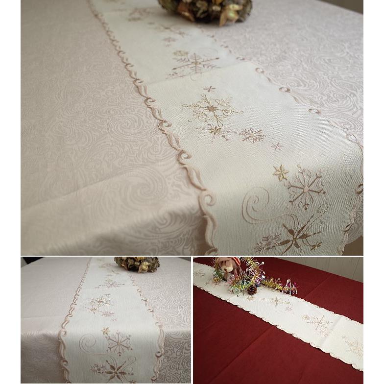 クリスマス テーブルセンター テーブルランナー サイズ約20×160cm 上品