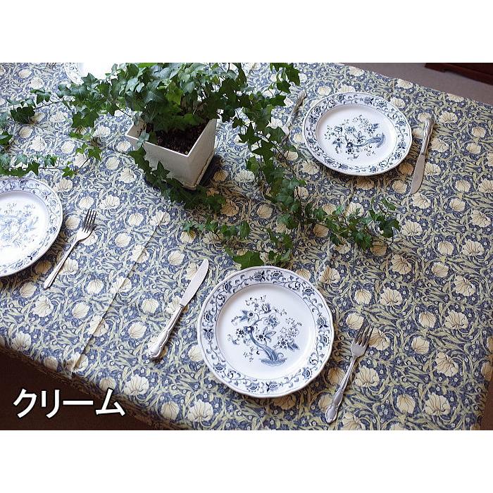 ウイリアムモリス ピンパーネル テーブルクロス サイズ約132×178cm