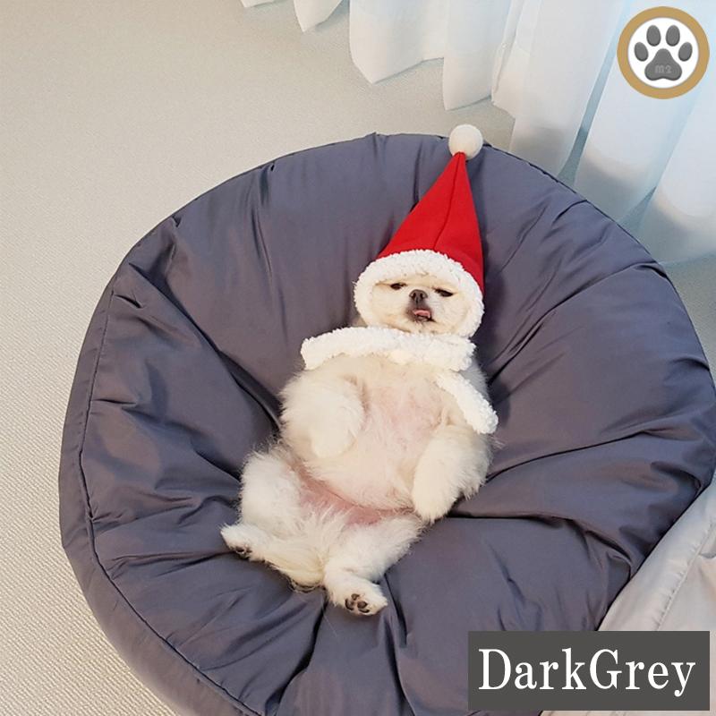 ペット用　洗える　クッション　ラウンドベッド　ワイドサイズ　防水　取り外し可能　丸型　韓国　人気　犬用　猫用　お昼寝 |  | 03