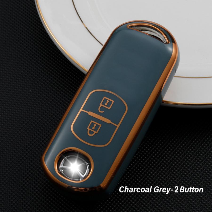 MAZDA マツダ キーケース スマートキーカバー キーホルダー TPU素材　デミオ/アテンザ/アクセラ/CX-5 /CX-3/CX-8スマートキーカバー スマートキホルダー |  | 09