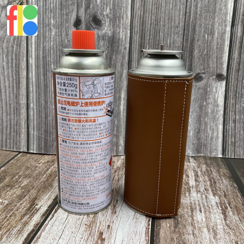 ガス缶カバー スタンダードレザー レザー cb缶 カバー 合成皮革