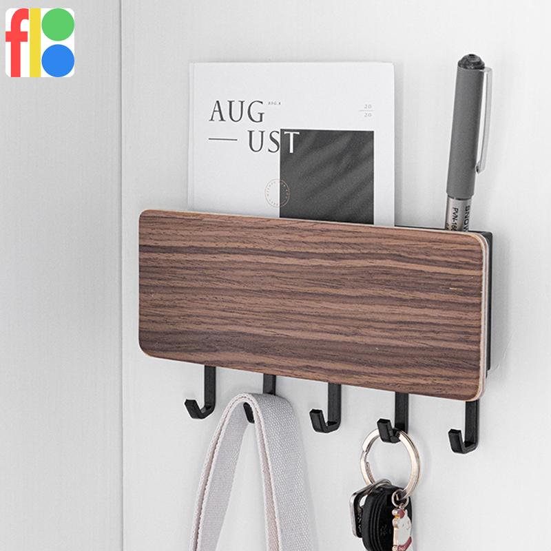 鍵かけ 玄関 キーフック 鍵掛けフック 鍵ホルダー 鍵収納 玄関収納 壁掛け ネジ　両面テープ　貼るだけ  おしゃれ　モダン |  | 03