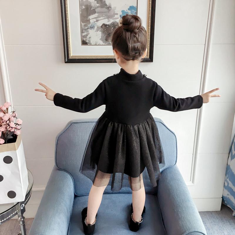 送料無料 裏起毛 キッズ ワンピース 子ども服 ドレス おしゃれ 可愛い フォーマル 女の子 子供服 結婚式 入学式 卒業式 発表会 長袖 春秋 100 110 120 130 |  | 02