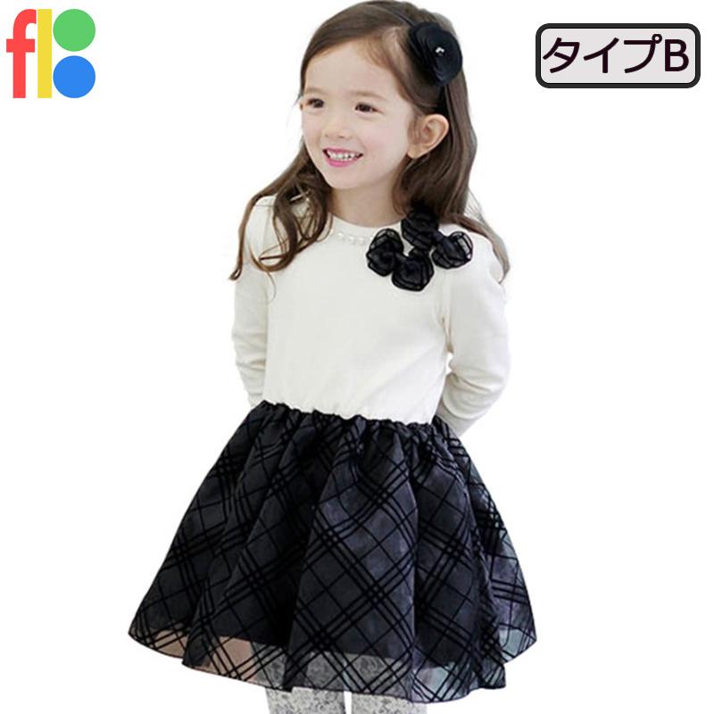 キッズ ワンピース 子ども服 ドレス おしゃれ 可愛い フォーマル 女の子 子供服 結婚式 入園式 卒園式 発表会 長袖 春秋 90 100 110 120 130 140 |  | 02