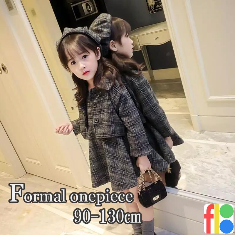 韓国子供服 ３点セット キッズ ワンピース おしゃれ 可愛い フォーマル 女の子 子供服 結婚式 入園式 卒園式 発表会 長袖 冬 春 秋 90 100 110 1 130 Fc051 Interk Select 通販 Yahoo ショッピング