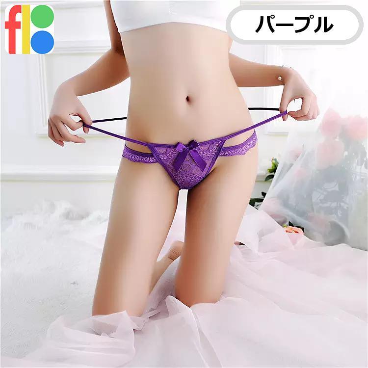 女子力 女性用 おしゃれ リボン Ｔバック ショーツ レディース セクシー 下着 レース 花柄 シースルー パンツ Gストリング 紐パン ランジェリー |  | 06