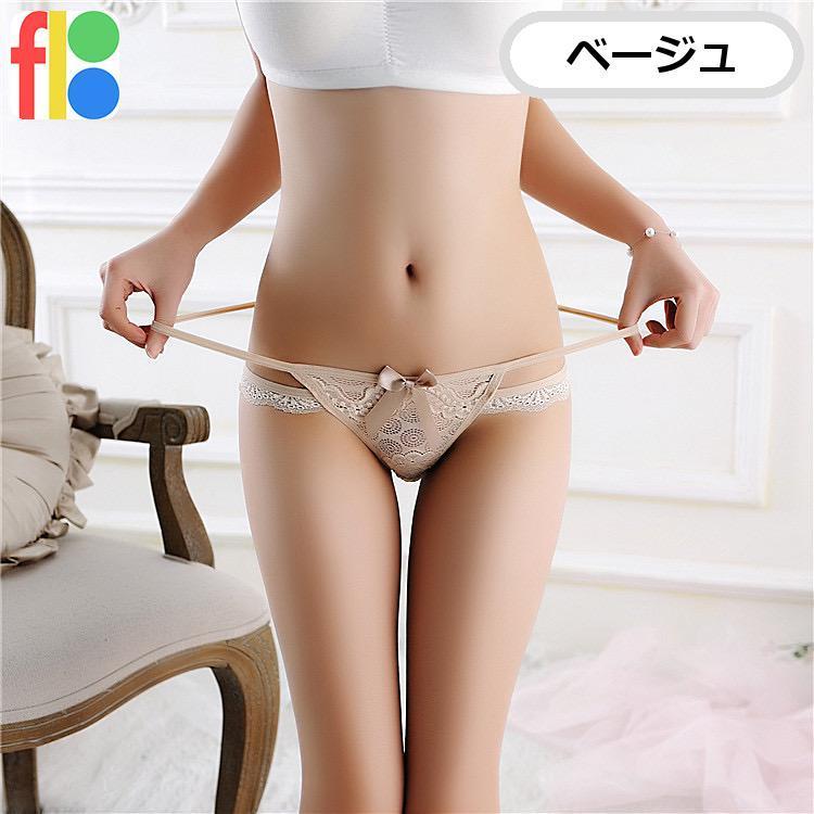 女子力 女性用 おしゃれ リボン Ｔバック ショーツ レディース セクシー 下着 レース 花柄 シースルー パンツ Gストリング 紐パン ランジェリー |  | 03