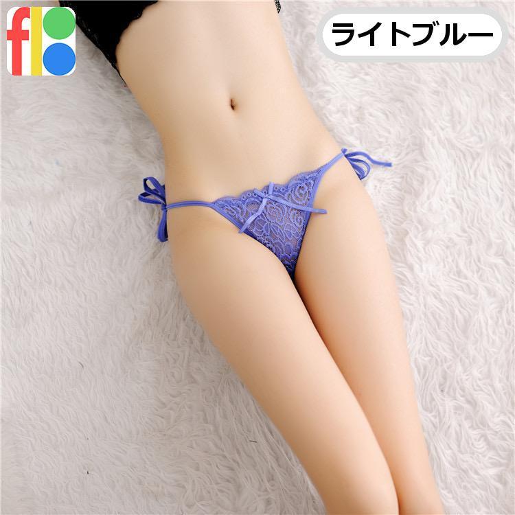 女子力 女性用 おしゃれ リボン Ｔバック ショーツ レディース セクシー 下着 レース 花柄 シースルー パンツ Gストリング 紐パン ランジェリー |  | 05