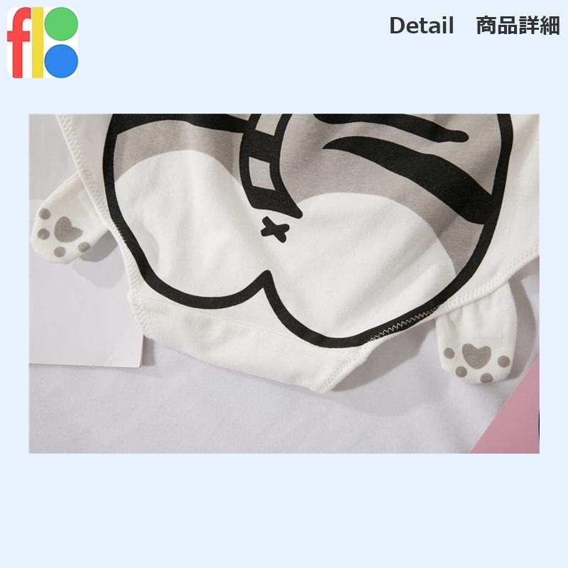 可愛い ブタ ネコ イヌ コットン 下着 綿混 女性用 おしゃれ リボン ショーツ レディース セクシー パンツ ホワイト ピンク |  | 08