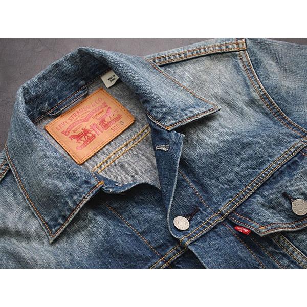 Levi's（リーバイス） 70585 Used加工デニムトラッカージャケット S G