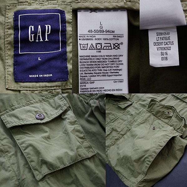 Gap ギャップ ミリタリー ファティーグジャケット メンズ L アウター Dp6428 インタールード 通販 Yahoo ショッピング