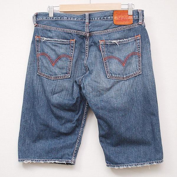 リーバイスLevi's SP503 Used加工デニムハーフパンツ 34x14｜interlude｜02