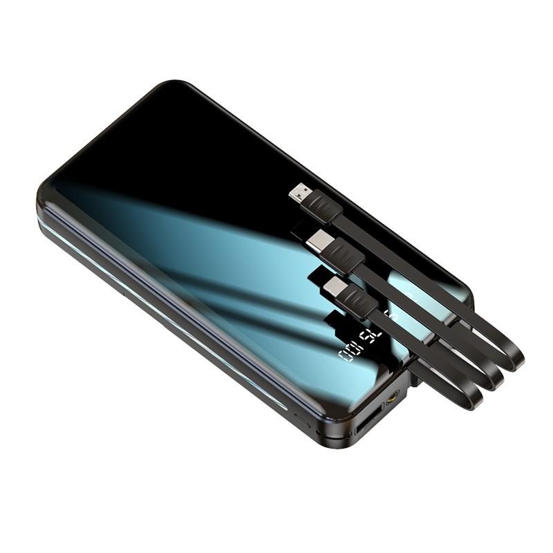 モバイルバッテリー 20000mAh iPhone17 大容量  軽量  Type-C android USB 安全 PSE 内蔵ケーブル スマートフォン LEDライト 4台同時充電可能 防災グッズ |  | 21