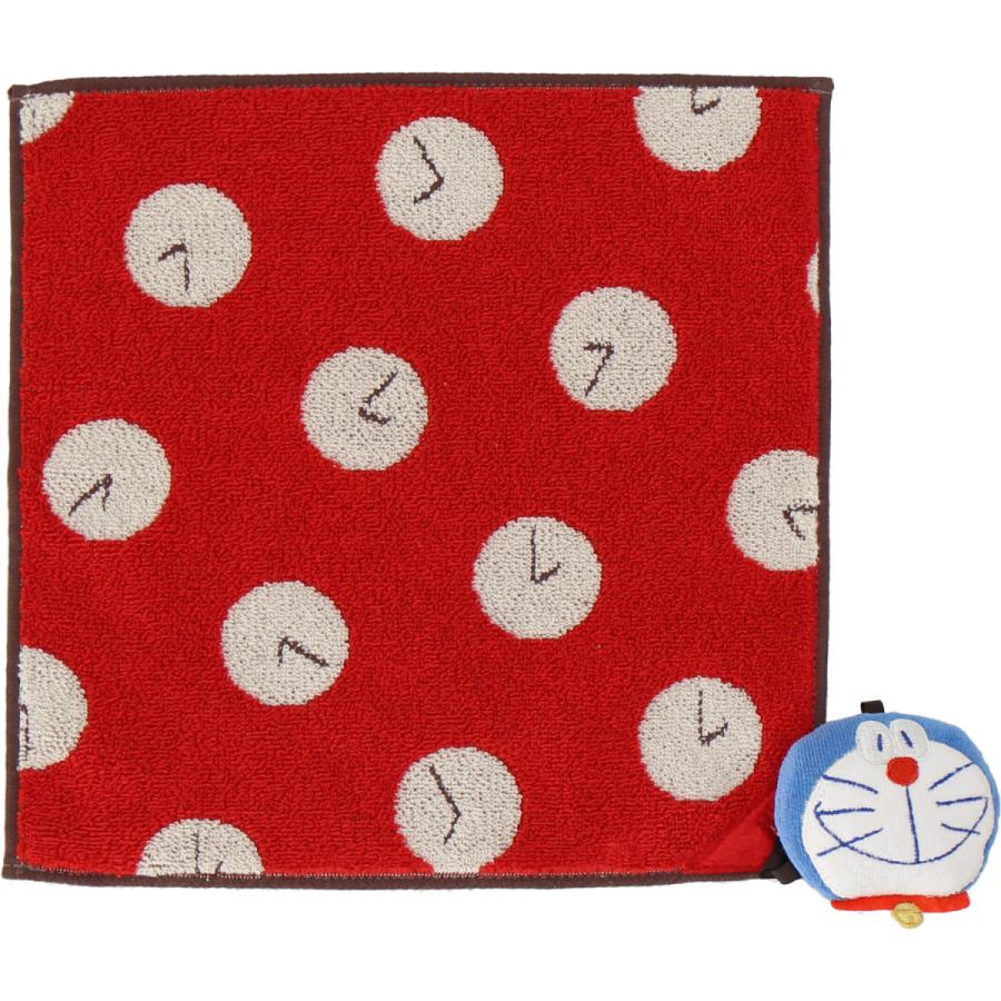 タオルハンカチ 子供 ギフト キャラクター ドラえもん マスコット付き