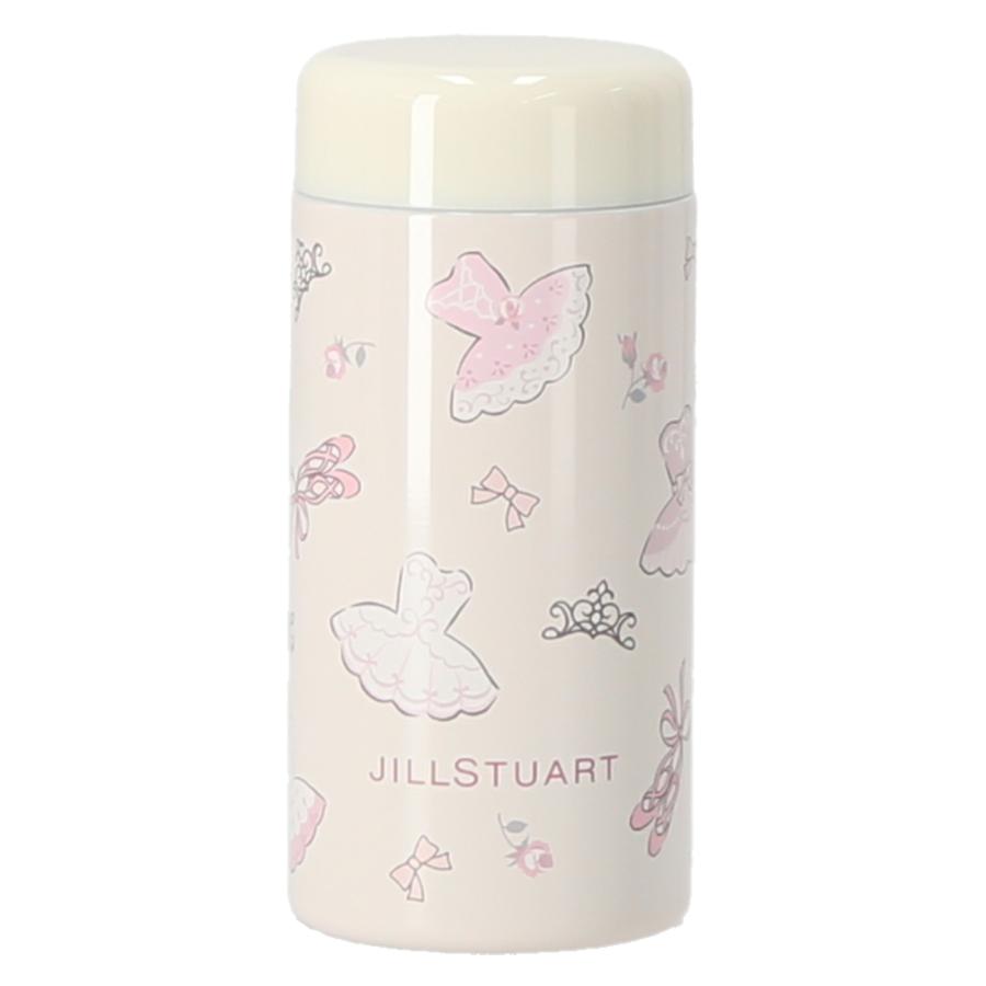 JILL STUART 水筒カバー 黒 リボンデザイン JILL STUART（ジルスチュアート） ミニステンレスボトル 260mL JILL