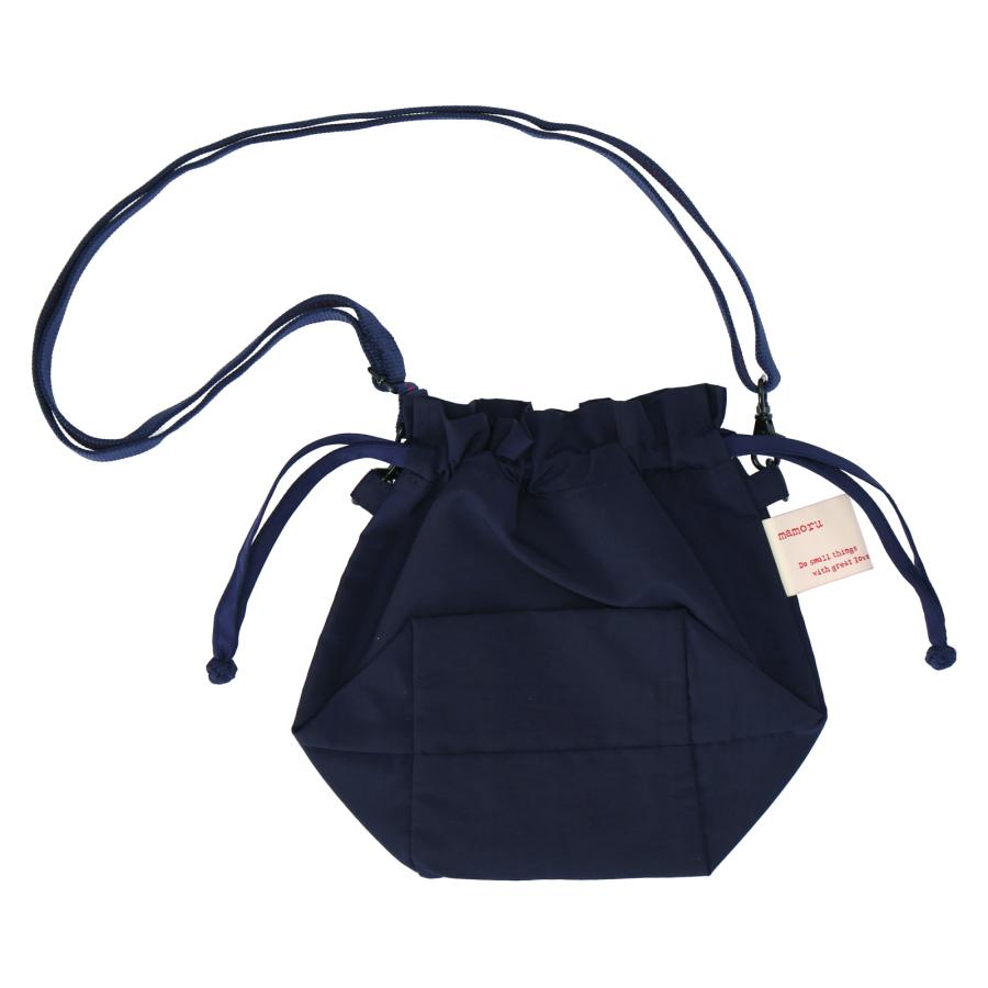 ピーチ様　巾着&パネル 巾着ポーチ ハヤブサ（ネイビーブルー） KATOKOA mamoru