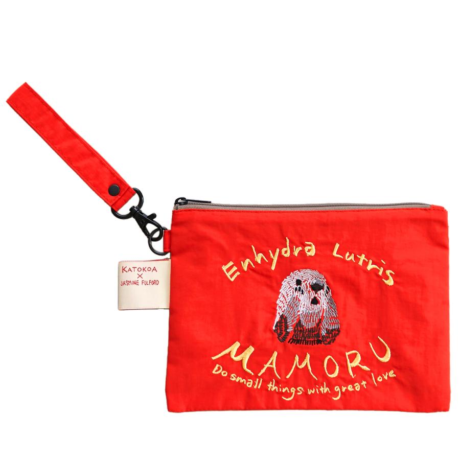 2連ポーチ ラッコ KATOKOA mamoru カトコアマモル ポーチ