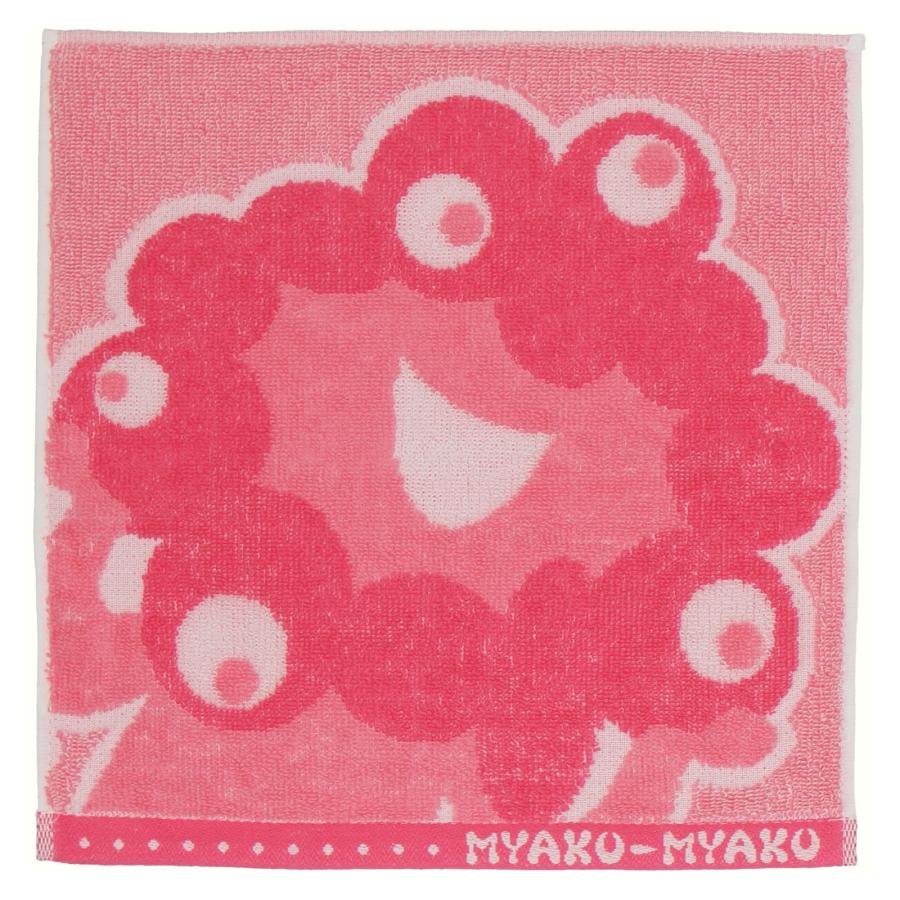 EXPO2025 ミニタオル ミャクミャク カラーズ ピンク W25×H25cm 大阪