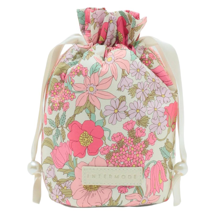 巾着ポーチ Liberty リバティプリント コスメポーチ 化粧 小さめ