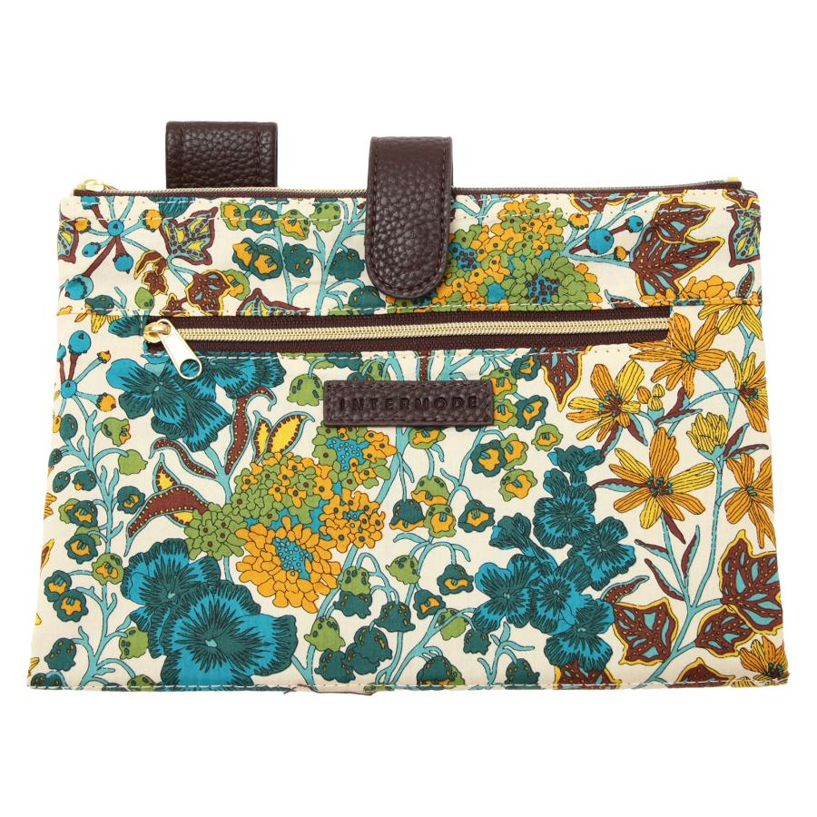SALE リバティプリント 手帳型マルチポーチ Liberty 通帳 財布 手帳