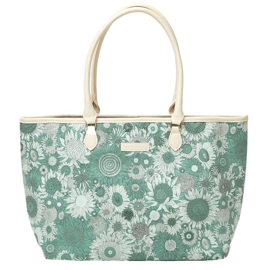 【クロスステッチ❤︎Bigトートバッグ】ハンドメイド　サモイロフ　リバティ クロスステッチ❤︎Bigトートバッグ】ハンドメイド サモイロフ