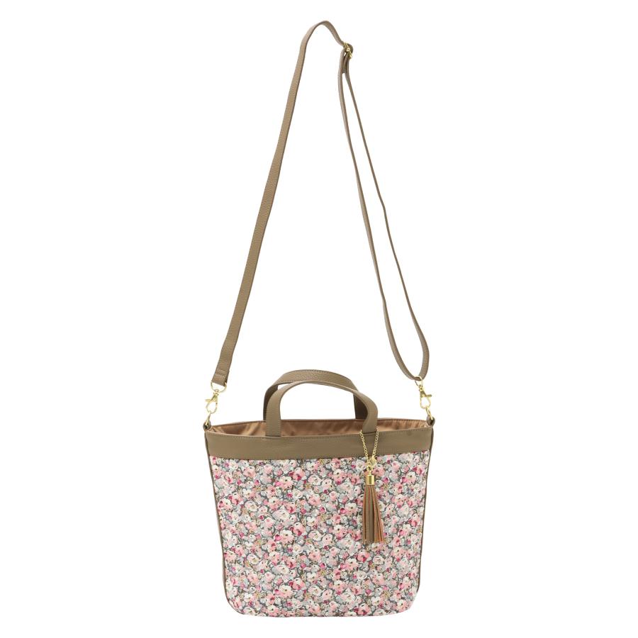 SALE リバティプリント 2WAYキルティングショルダーバッグ Liberty A4