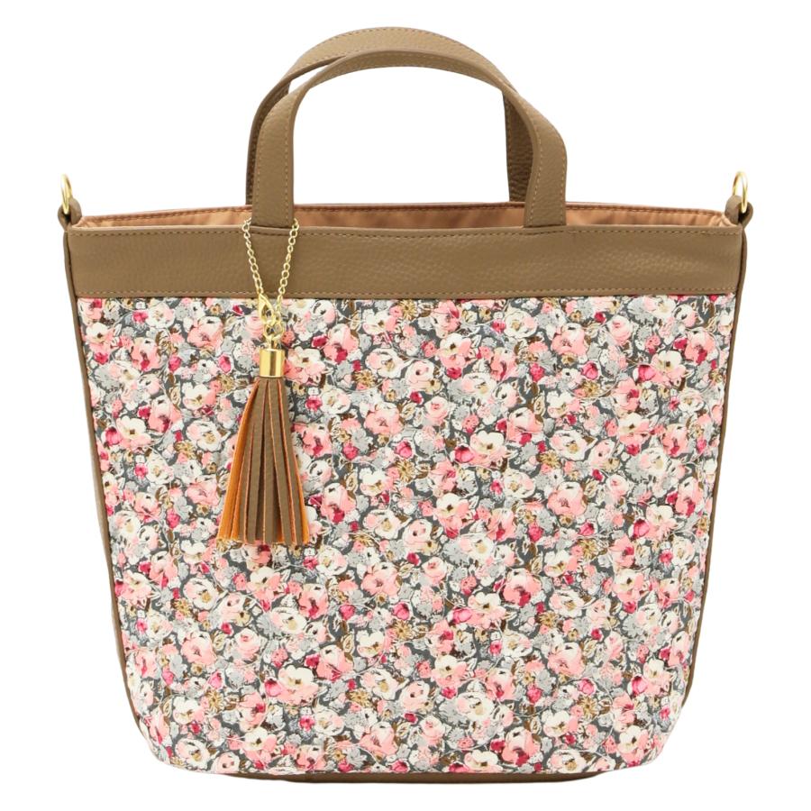 SALE リバティプリント 2WAYキルティングショルダーバッグ Liberty A4