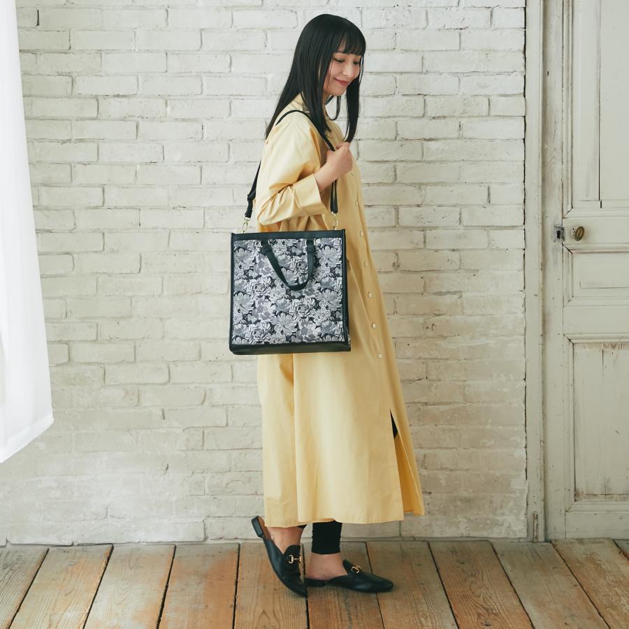 SALE スクエアトートバッグ ブラック Blackburn LIBERTY リバティ