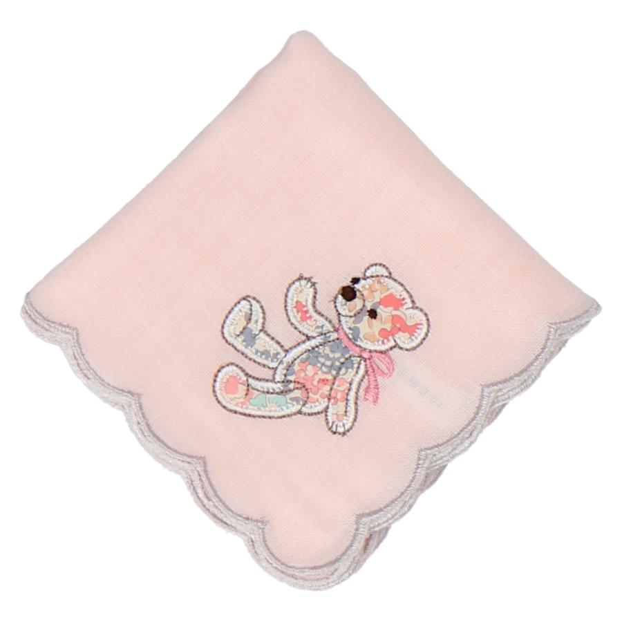 ガーゼハンカチ ベア リバティプリント Liberty リバティ