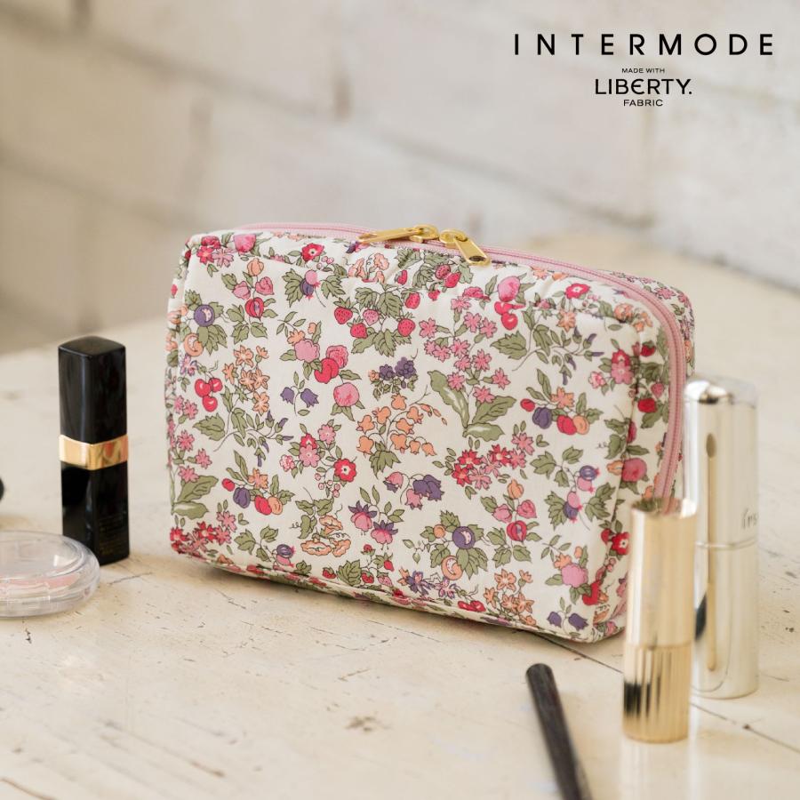 ポーチ ピンク Nancy Ann LIBERTY リバティプリント コスメポーチ 化粧