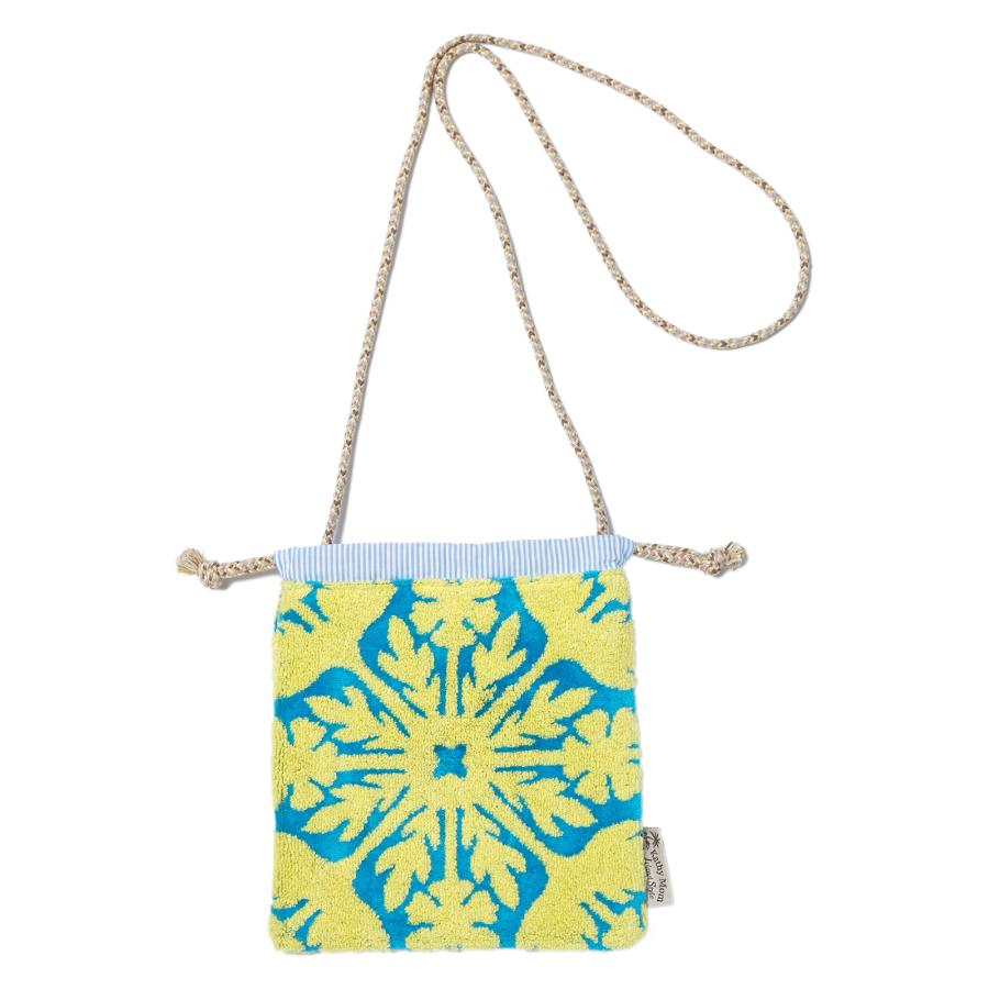キャシーマム タオルサコッシュ ハワイアンキルト柄 ショルダー