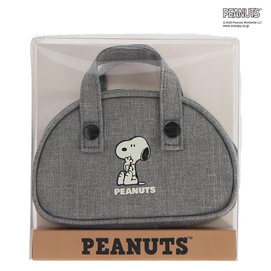 PEANUTS 【パッケージ入り】ミニポーチ スヌーピー ボストンバッグ型