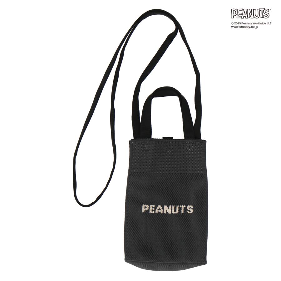 PEANUTS ニットショルダーバッグ スヌーピー ショルダーバッグ スマホ