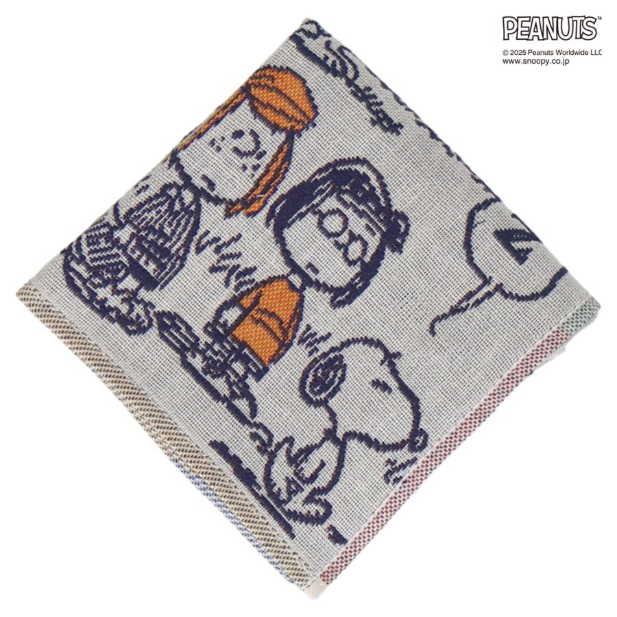 PEANUTS 3重ガーゼハンカチ W34×H34 PEANUTS スヌーピー ガーゼ