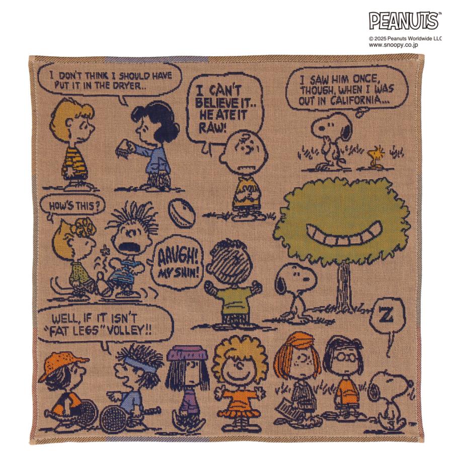 PEANUTS 3重ガーゼハンカチ W34×H34 PEANUTS スヌーピー ガーゼ