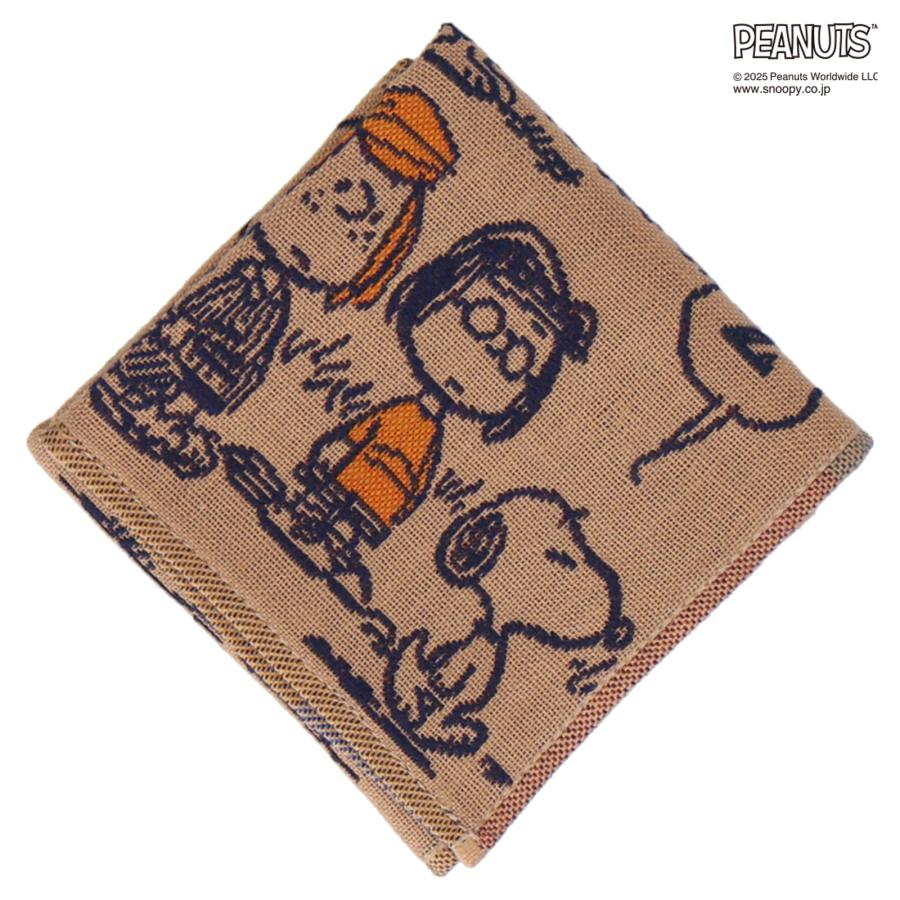 PEANUTS 3重ガーゼハンカチ W34×H34 PEANUTS スヌーピー ガーゼ