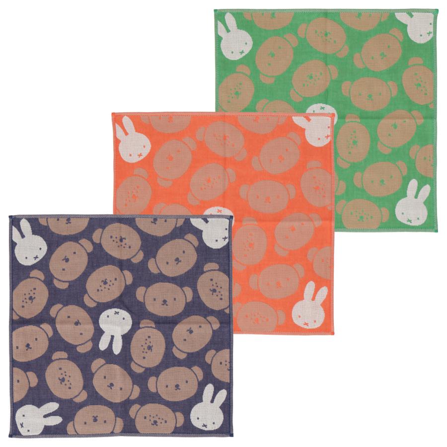 3重ガーゼハンカチ miffy ミッフィー ガーゼハンカチ タオル レディース